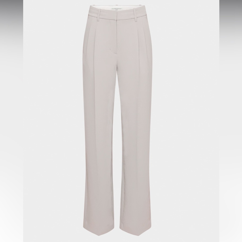 Aritzia The Effortless Pant Crepette - Ashen color